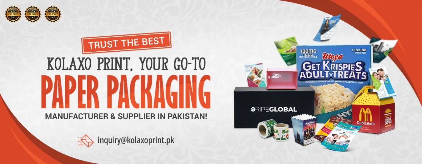 Paper packaging manufacturer & supplier in Pakistan